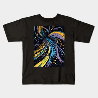 Abstract Colorful Vortex Kids T-Shirt